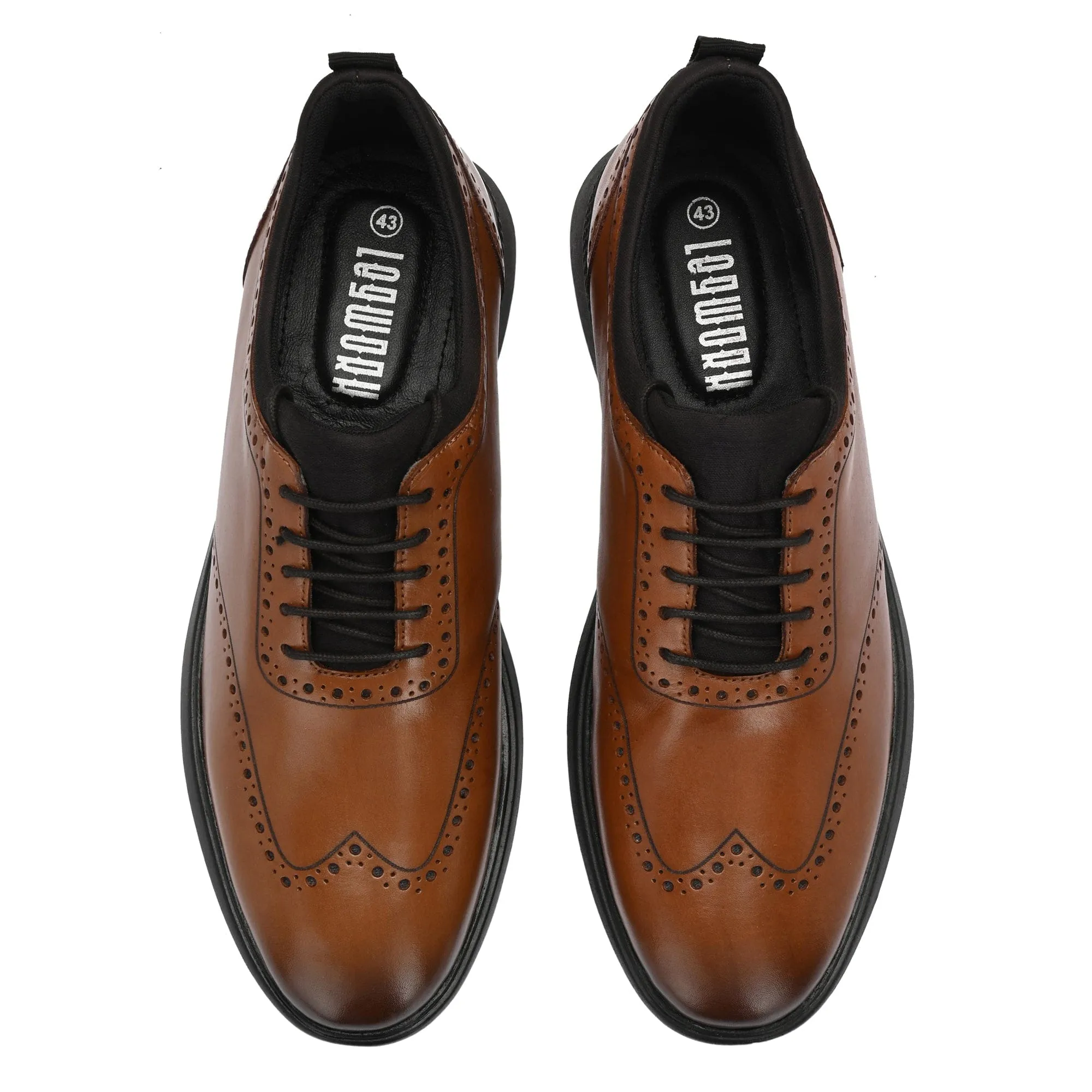 Legwork Brogue 2.0 British Tan Italian Leather Shoes