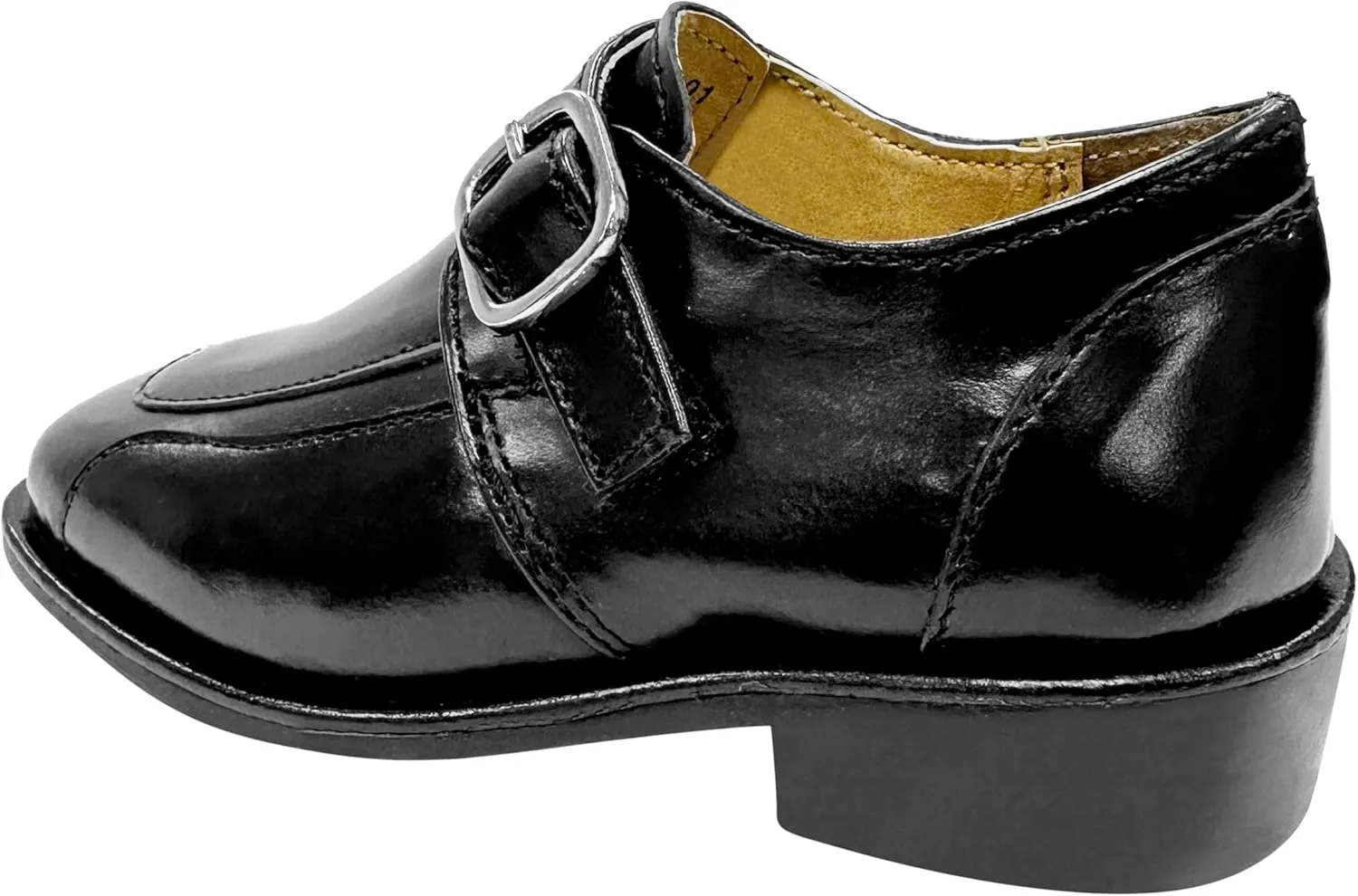 LIBERTYZENO Boys Animal Print Genuine Leather Kids Lace Up Oxford Dress Shoes for Easter Gift