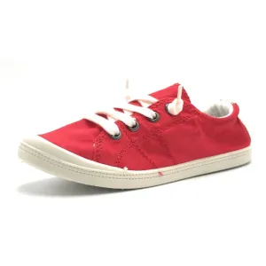 Link Women's Fashion Red Easy-to-use Forever Sneakers Ergonomic Comfort Classic Comfort-01 Slip-On