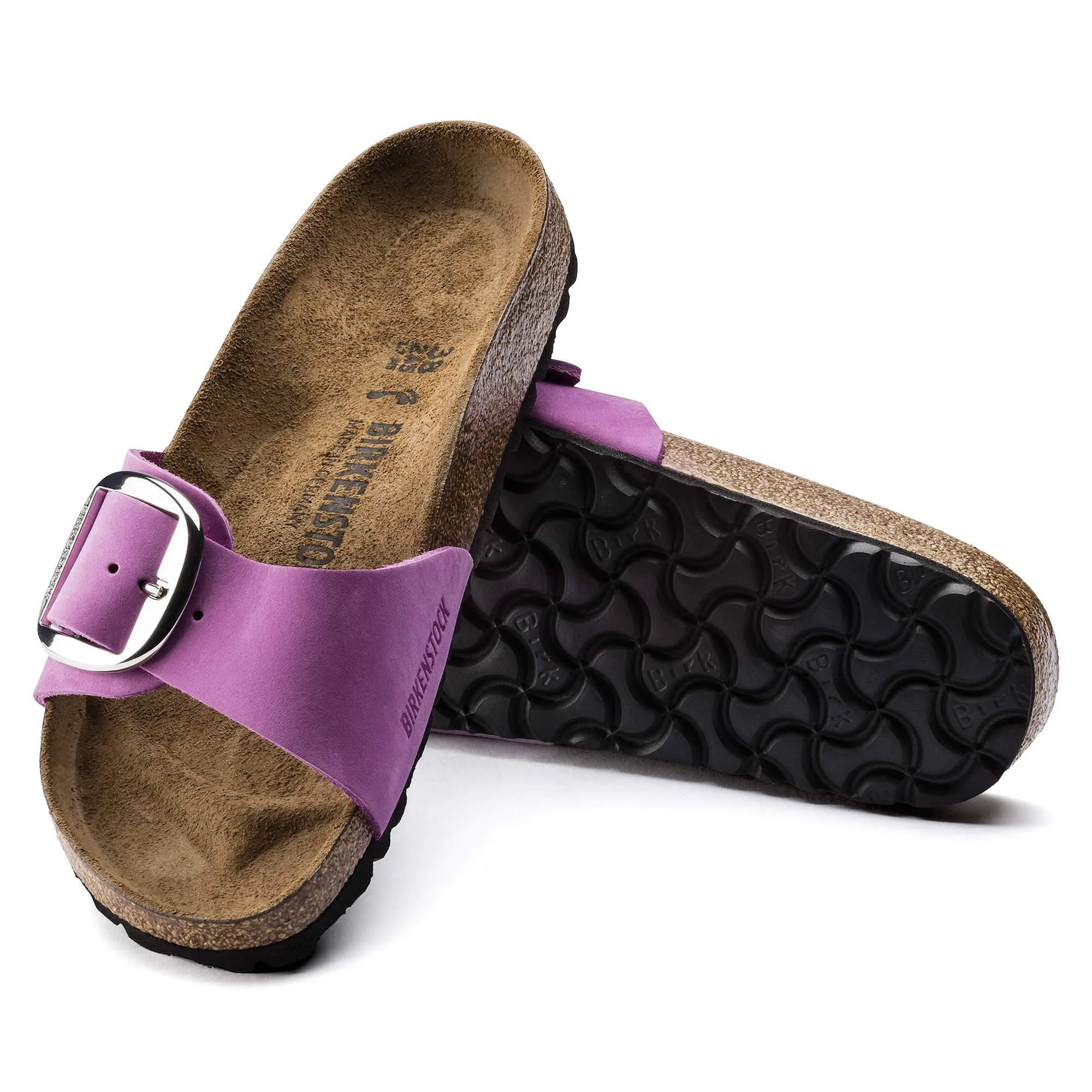Madrid Big Buckle Nubuck Leather