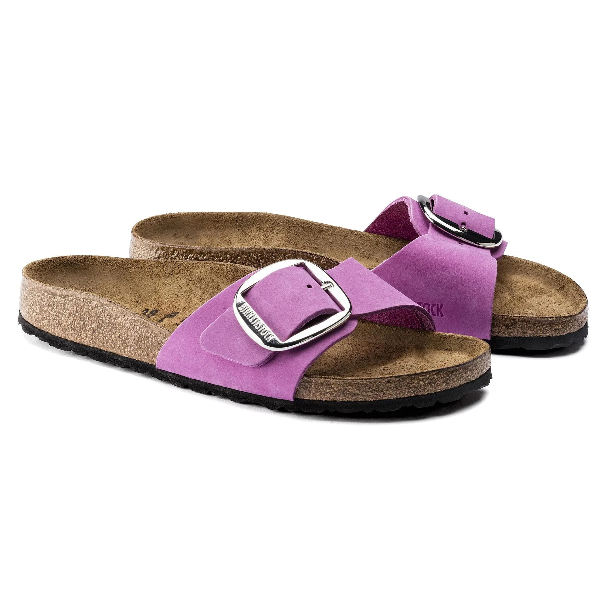 Madrid Big Buckle Nubuck Leather