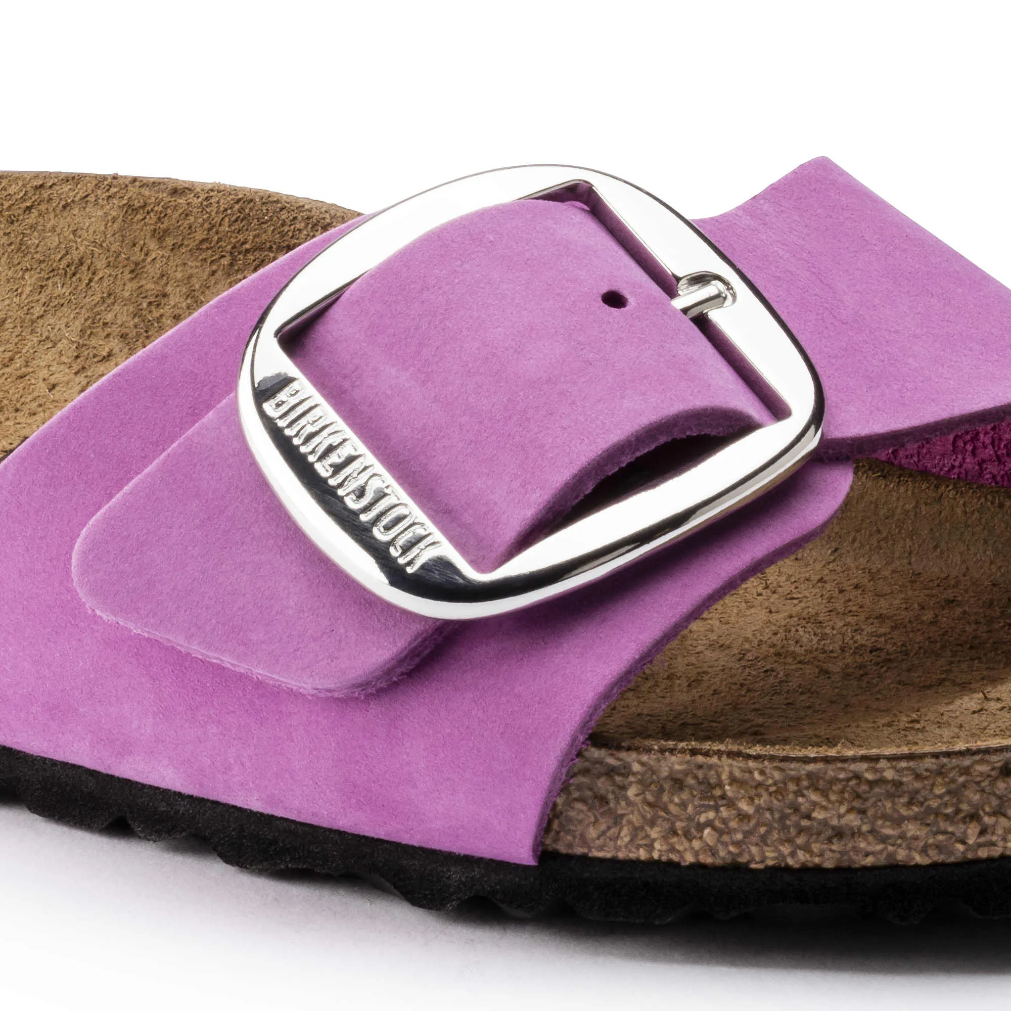 Madrid Big Buckle Nubuck Leather