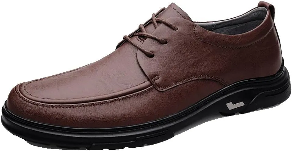 Male Leather Dress Shoes Man Slip-On Casual Leather Shoes Business Mens Shoe Men Loafers England Outdoor Footwear