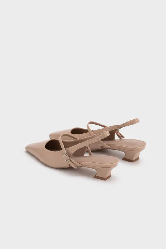 MARY JANE SLINGBACK HEEL PUMP