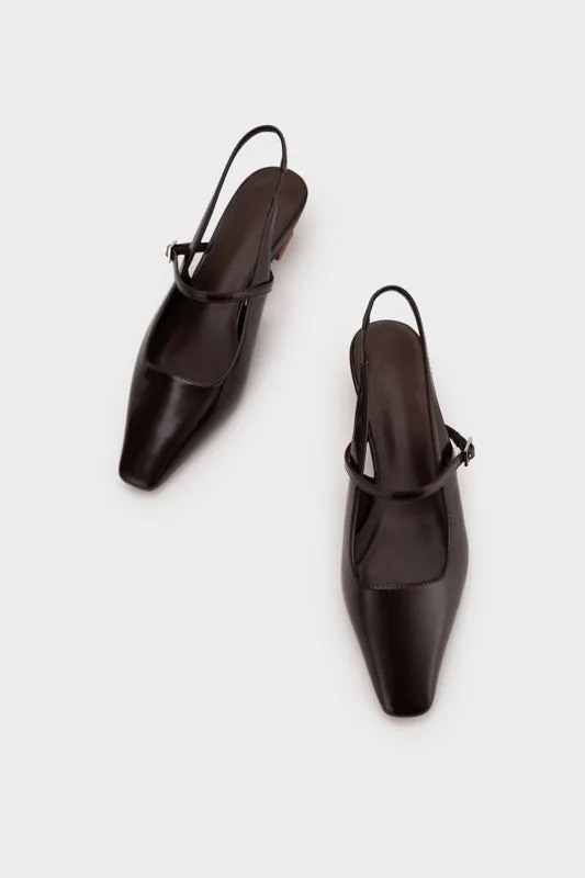 MARY JANE SLINGBACK HEEL PUMP