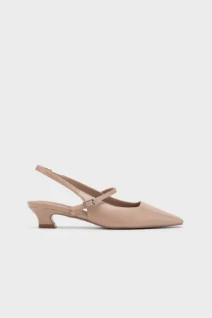 MARY JANE SLINGBACK HEEL PUMP