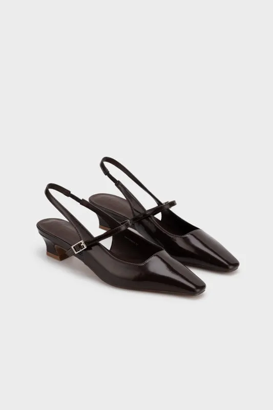 MARY JANE SLINGBACK HEEL PUMP