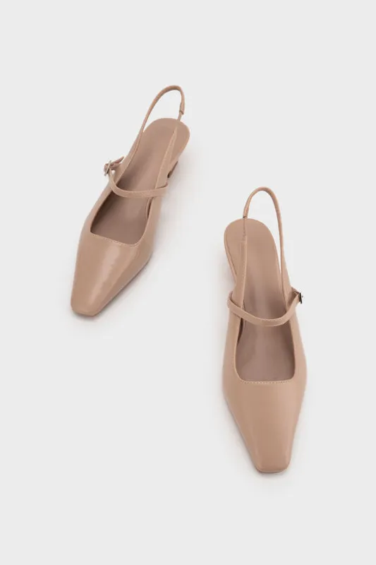 MARY JANE SLINGBACK HEEL PUMP