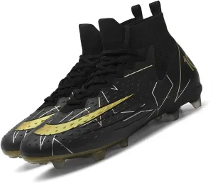 MEBAMY Men's Soccer Cleats Indoor Turf Lightweight Performance Training Soccer Shoes Soft Ground Athletic Football Boots Outdoor