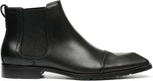 Men's Formal Pointed-Toe Oxford Shoes for Business and Weddings Premium Leather Slip-Resistant Dress Shoes with Elastic Sides