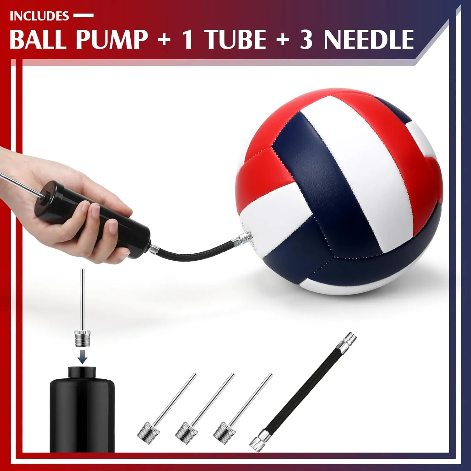 Meooeck 12 Pcs Volleyballs Official Size 5 Volley Balls Bulk Practice Volleyballs Indoor Outdoor Soft Recreational Volley Ball with Pump for Beginner Teen for Gym Training Beach Pool