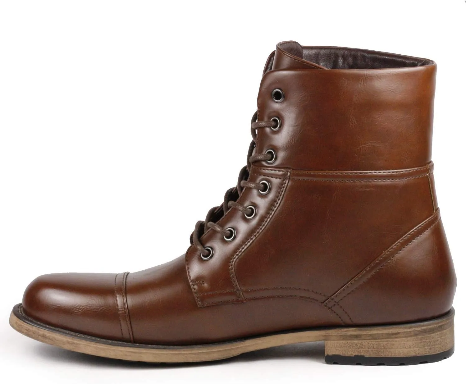 Metrocharm MC310 Men's Lace Up Cap Toe Dress Casual Fashion Oxford Boot