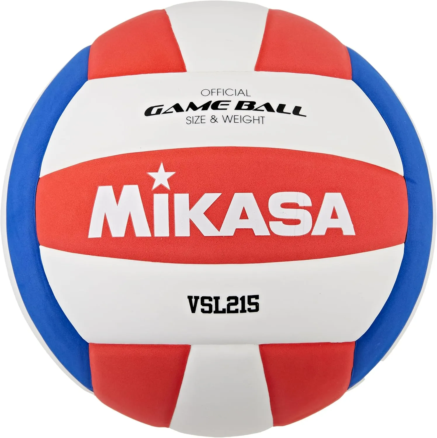Mikasa Competitive Class Volleyball (Red/White/Blue)