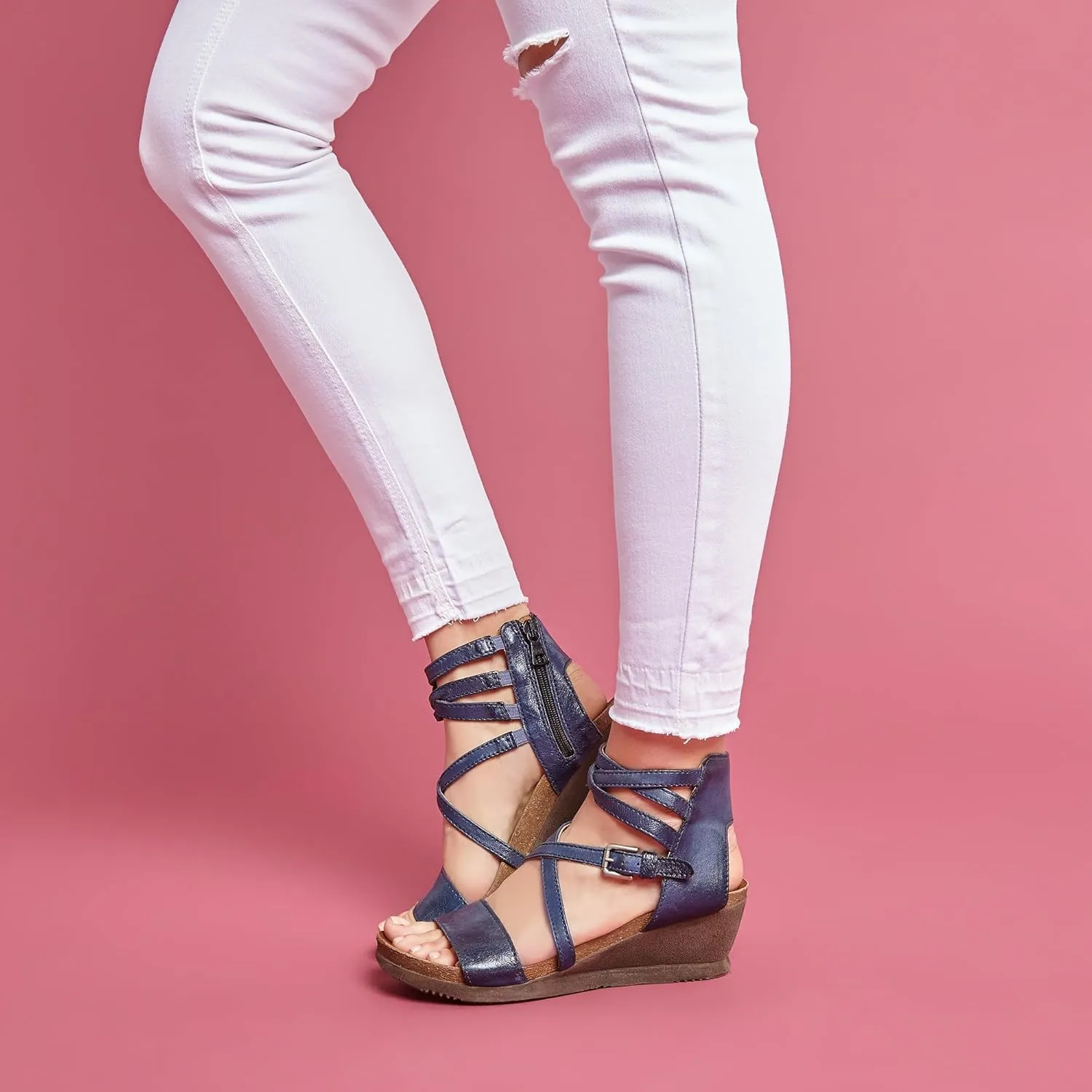 Miz Mooz Women's Shay Wedge Sandal