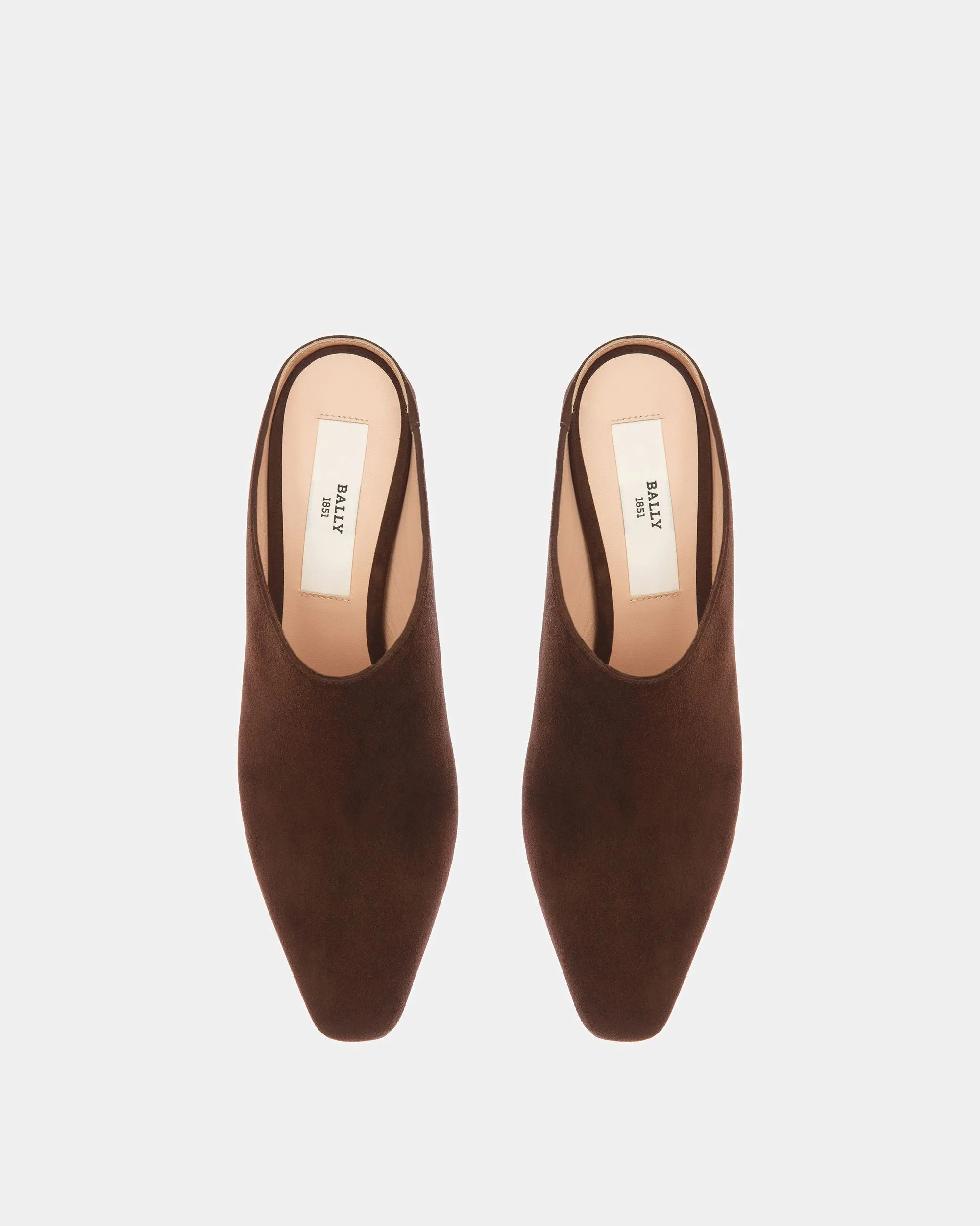 Nadine Leather Pumps In Ebony Brown