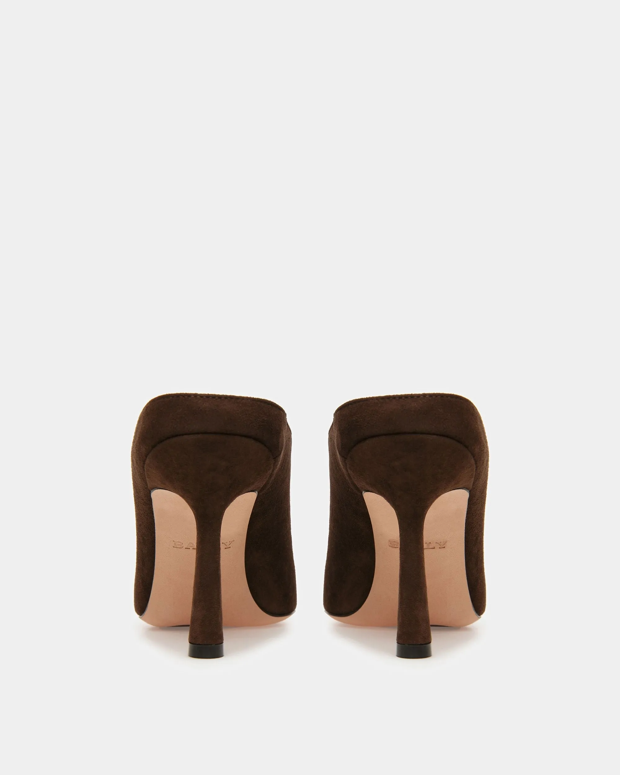 Nadine Leather Pumps In Ebony Brown