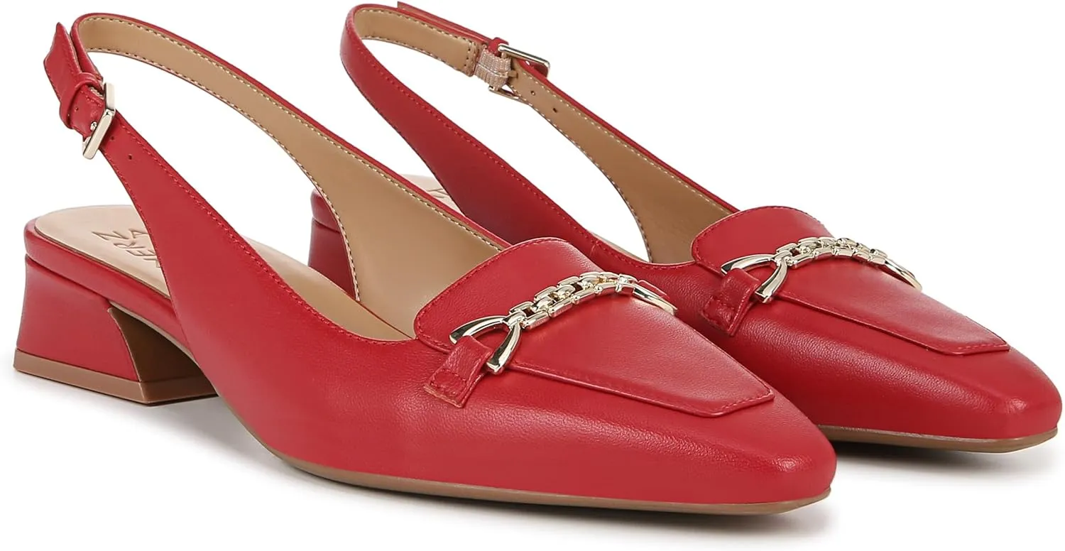 Naturalizer Womens Lindsey Slingback Low Block Heel Pump