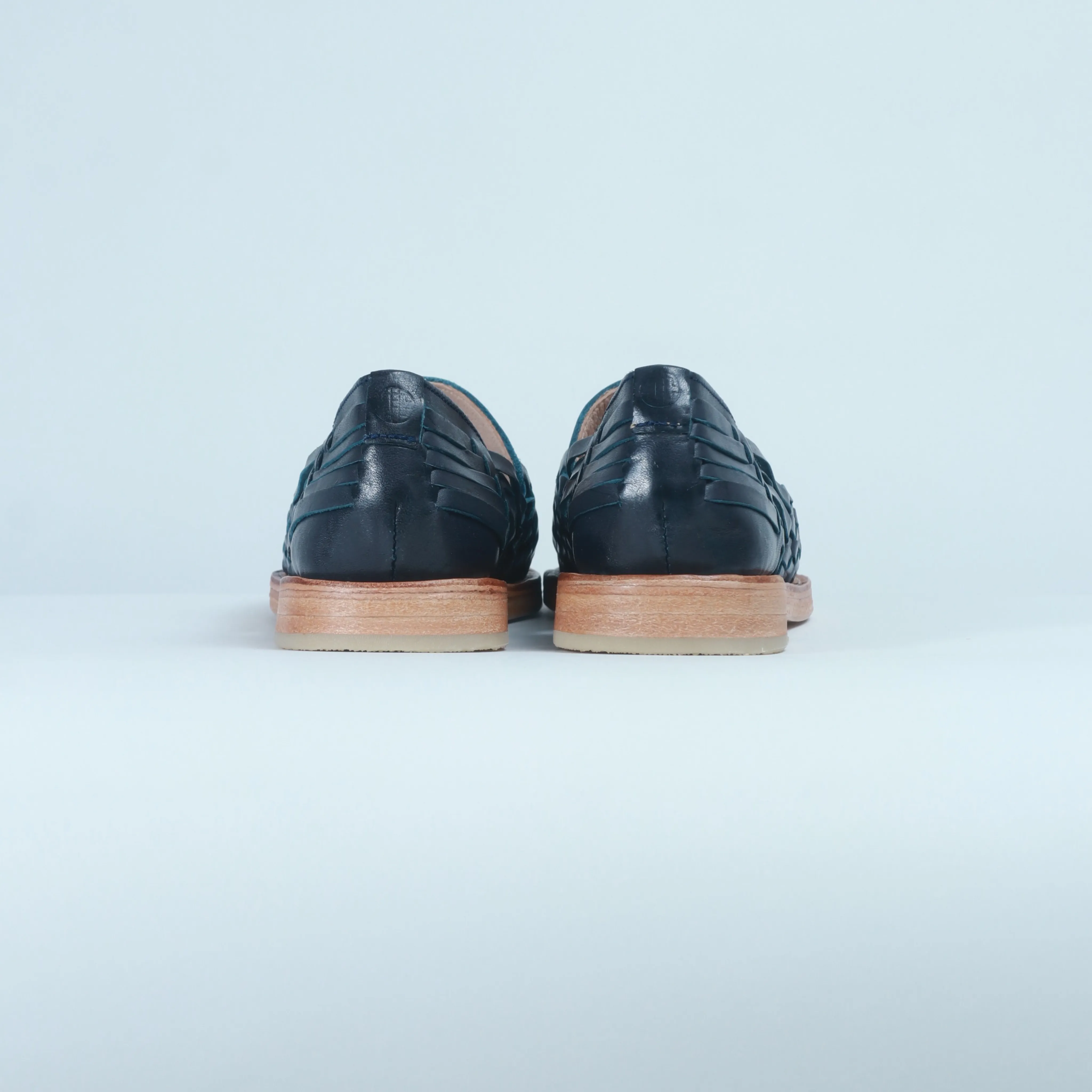 Navy Leather Isabel Loafer