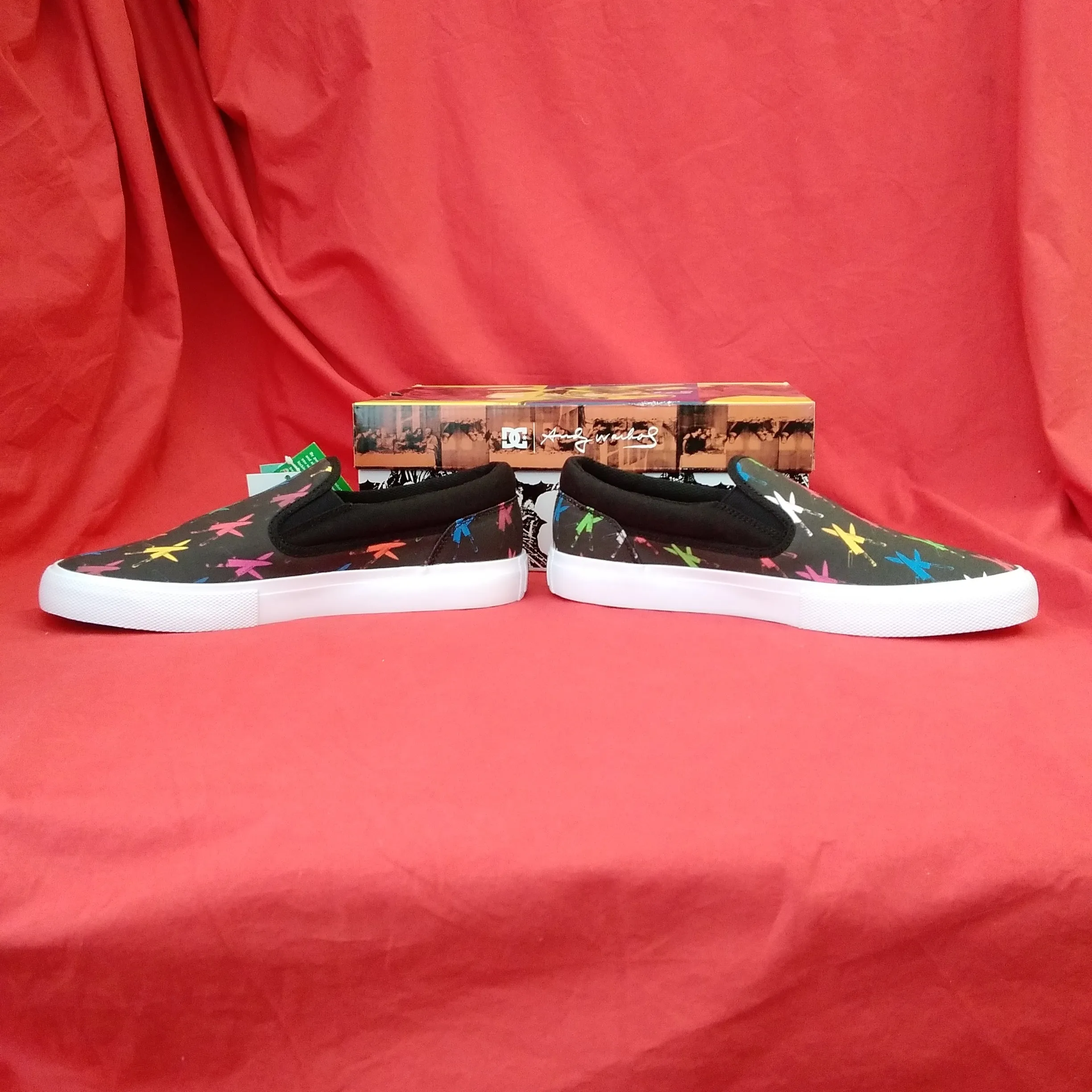 NIB - DC X Andy Warhol Men's Manual Slip-on Sneaker - Size: 10