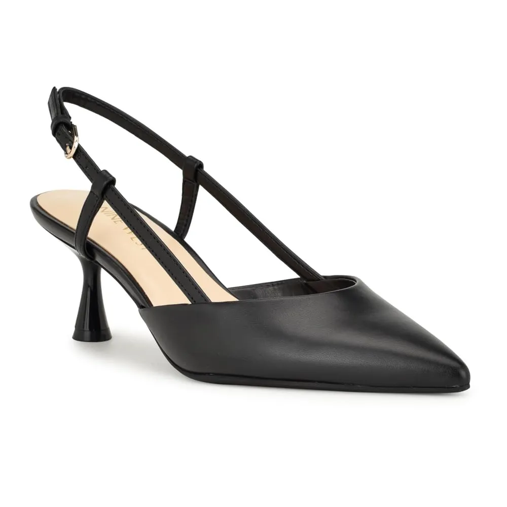 Nine West Women's Pump Faux Leather Black
