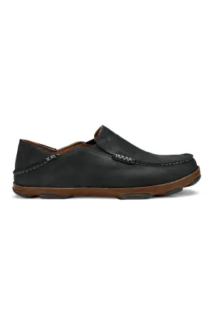 Olukai Moloa Slip on Shoe in Black/Toffee
