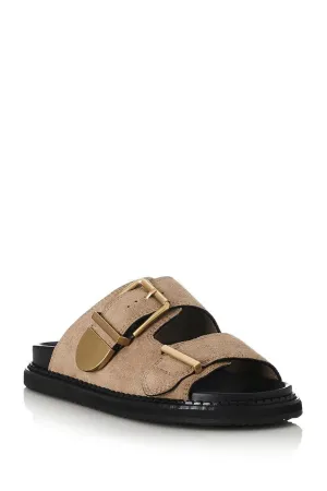 Panama Sandal Natural Suede