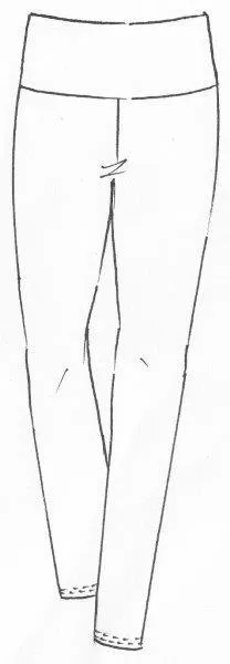 PAULA RYAN RELAXED Basque Legging - Roma Lite