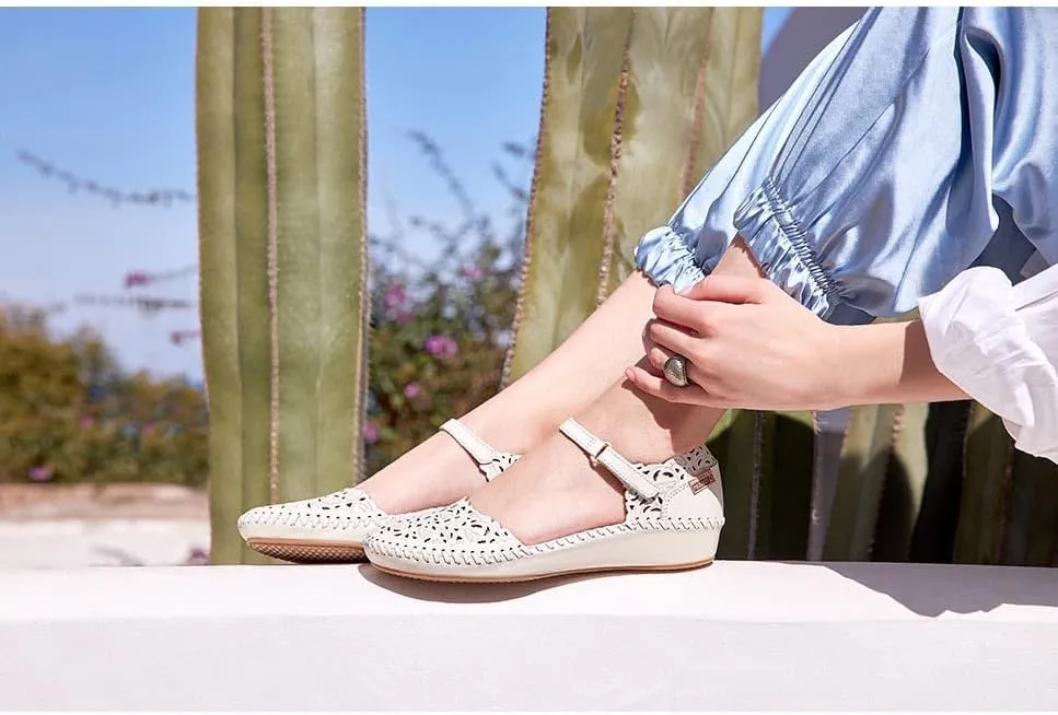 PIKOLINOS Semi-Closed Shoes Leather P. Vallarta for Woman