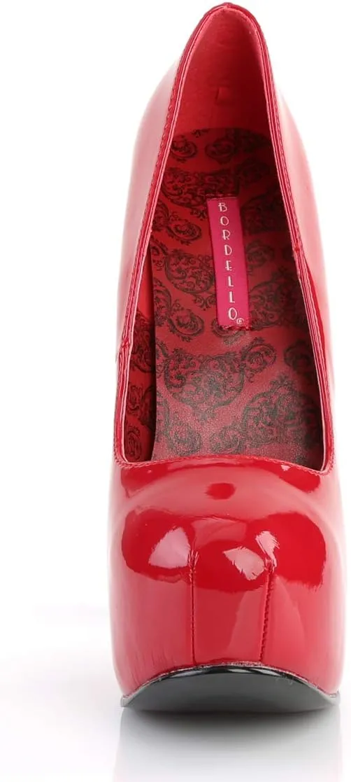 Pleaser Bordello Women's Teeze-06 Platform Pump