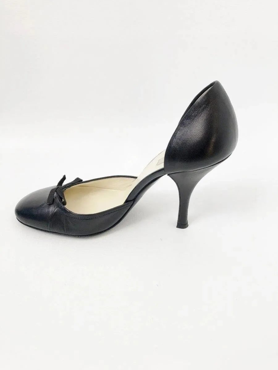 Prada D'Orsay Pump Size 37 It (7 Us)