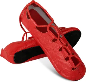 Premium Irish Dance Pump Shoes Soft Cowhide Leather Pump Style for Competitive Irish Dancing