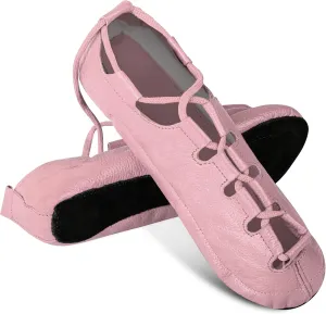 Premium Irish Dance Pump Shoes Soft Cowhide Leather Pump Style for Competitive Irish Dancing