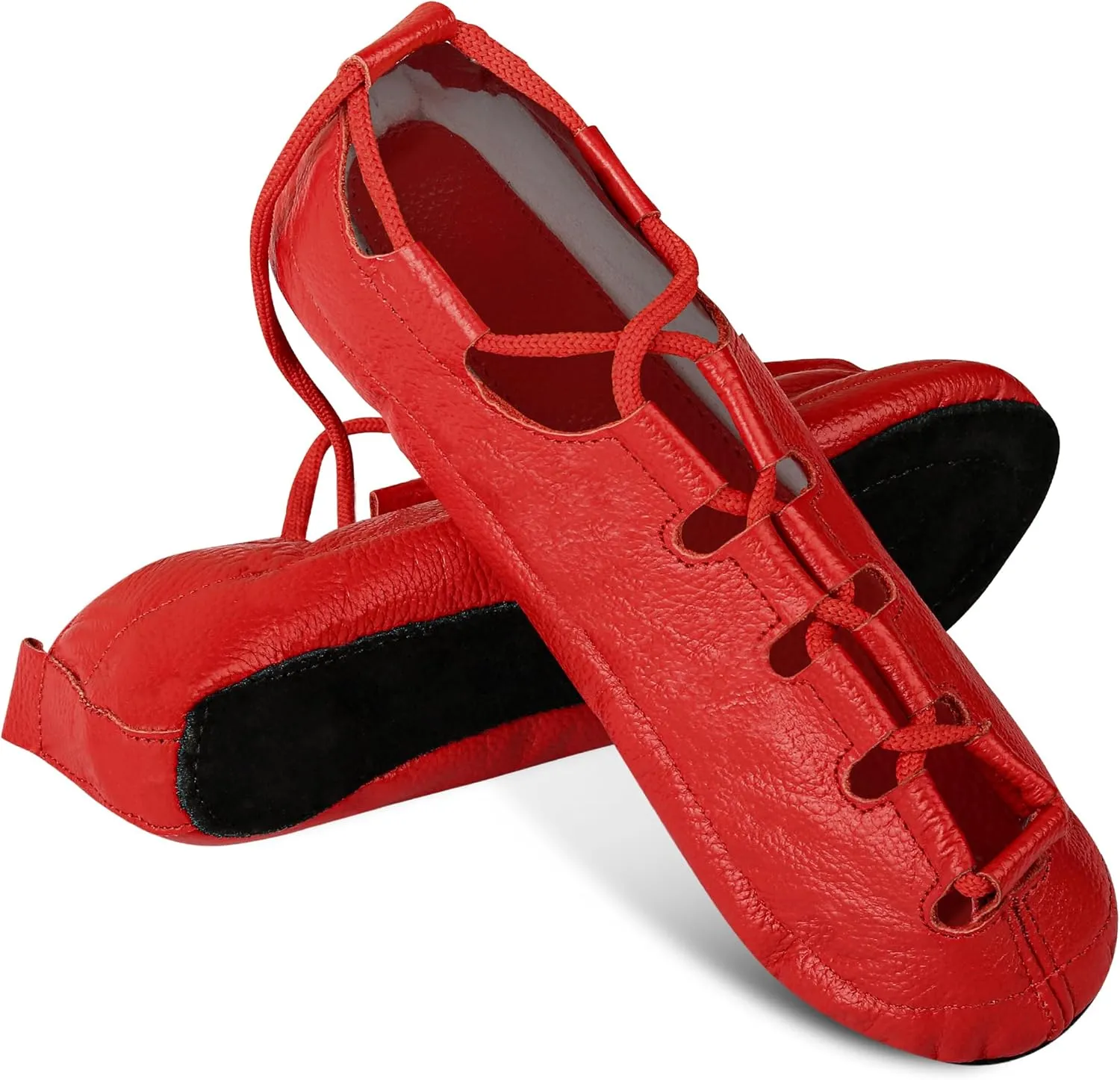 Premium Irish Dance Pump Shoes Soft Cowhide Leather Pump Style for Competitive Irish Dancing