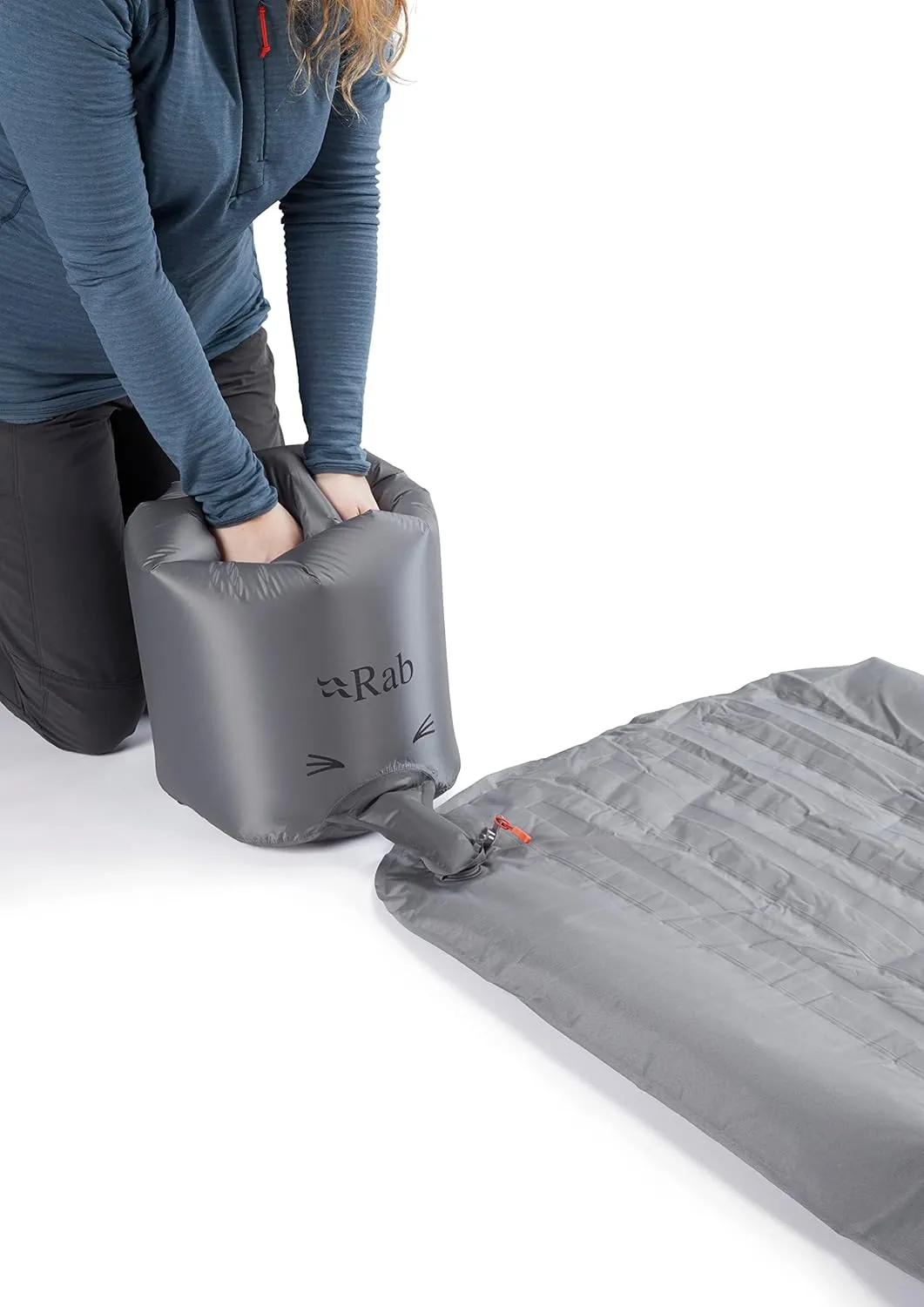 Rab Stratosphere 5.5 Lightweight Insulated Sleeping Pad for Camping & Backpacking - Graphene - Long Wide
