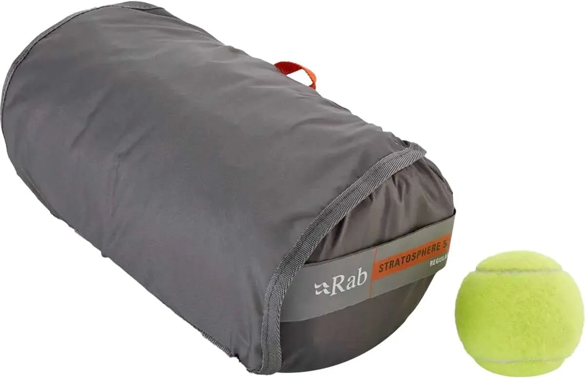 Rab Stratosphere 5.5 Lightweight Insulated Sleeping Pad for Camping & Backpacking - Graphene - Long Wide