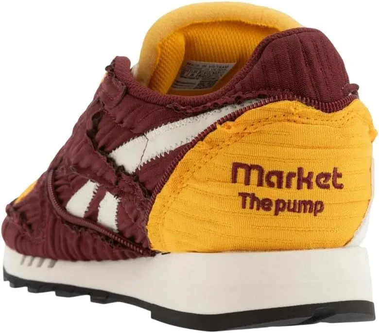 Reebok Mens Classic Leather Pumps Shoes in Red