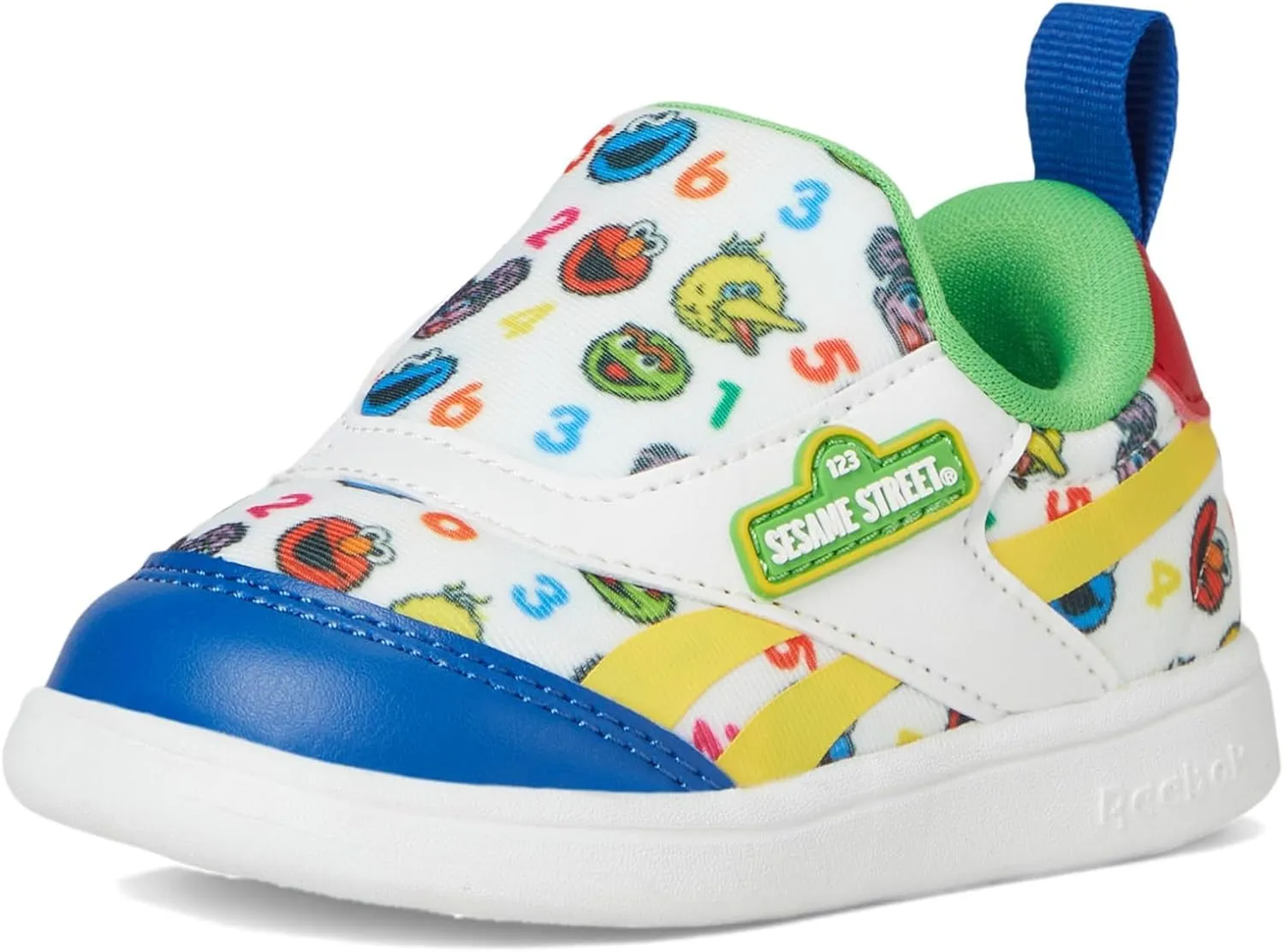 Reebok Unisex-Child Sesame Street Club C Revenge Slip on Sneaker