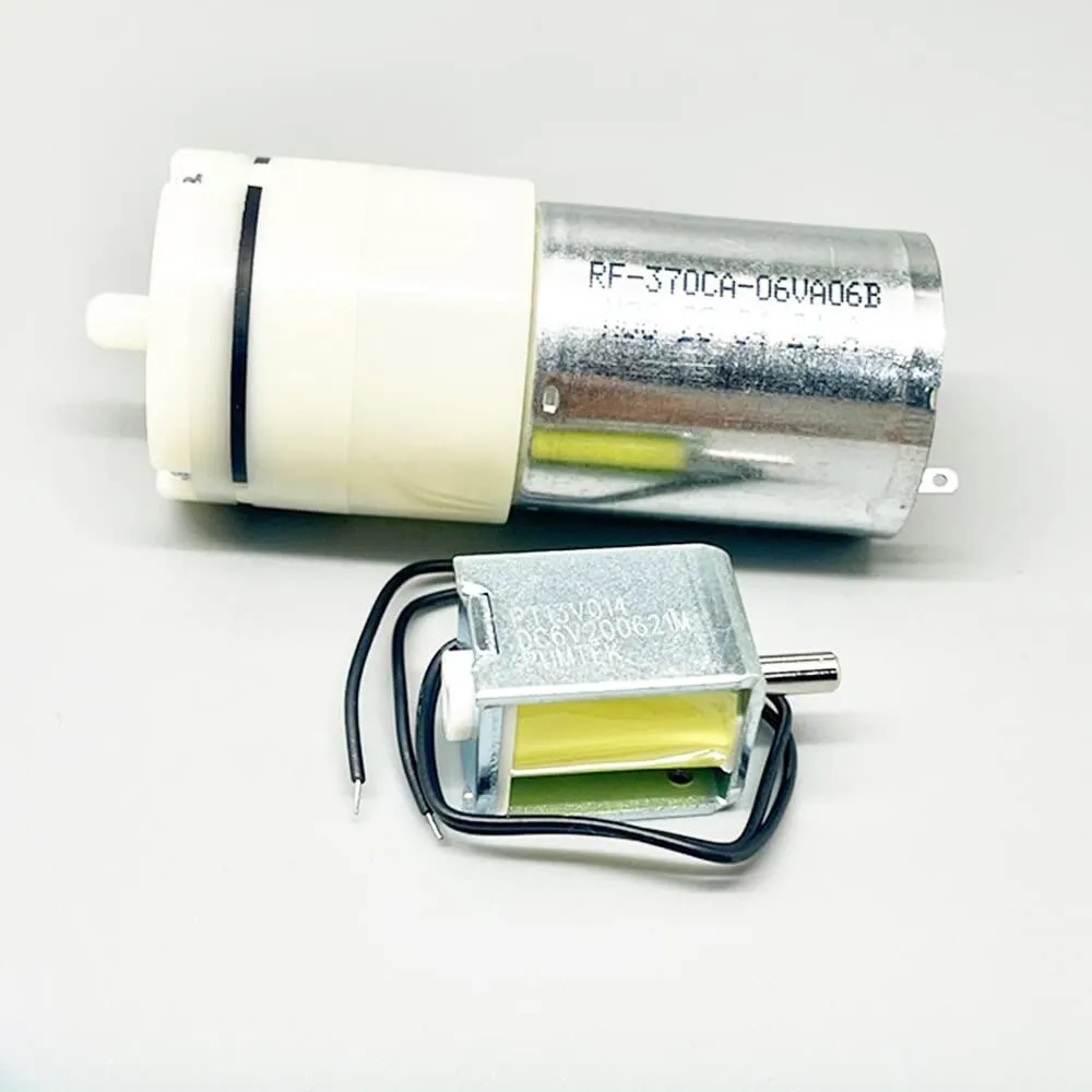 Replacement Part for DC 6V Micro 370 Motor Air Pump Aquarium Pump   Normally Open Solenoid Valve TER Accessories