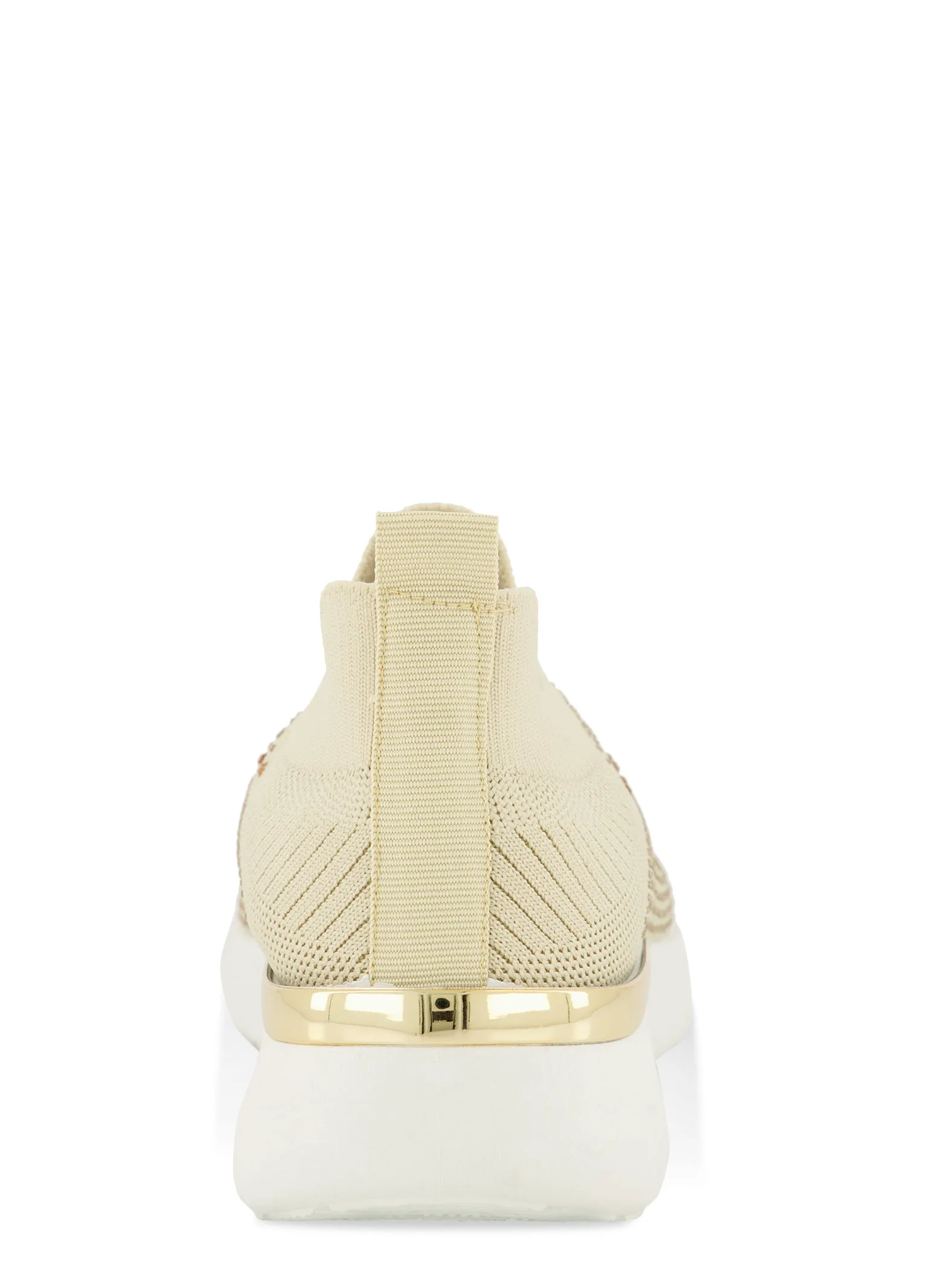 Rhinestone Studded Slip On Sneakers