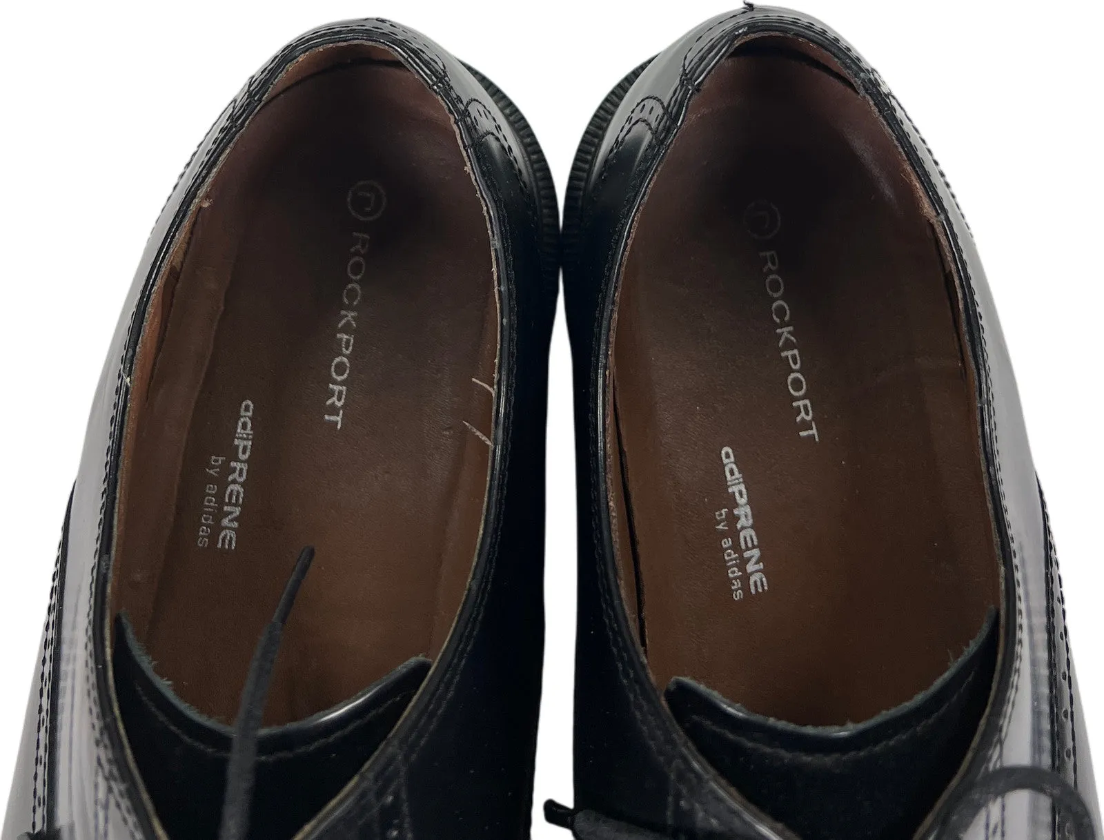 Rockport Men’s Black Leather Fair Oak Cap Toe Oxford Dress Shoes - 11