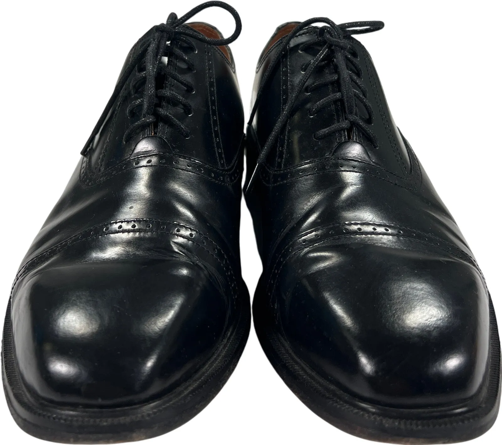 Rockport Men’s Black Leather Fair Oak Cap Toe Oxford Dress Shoes - 11