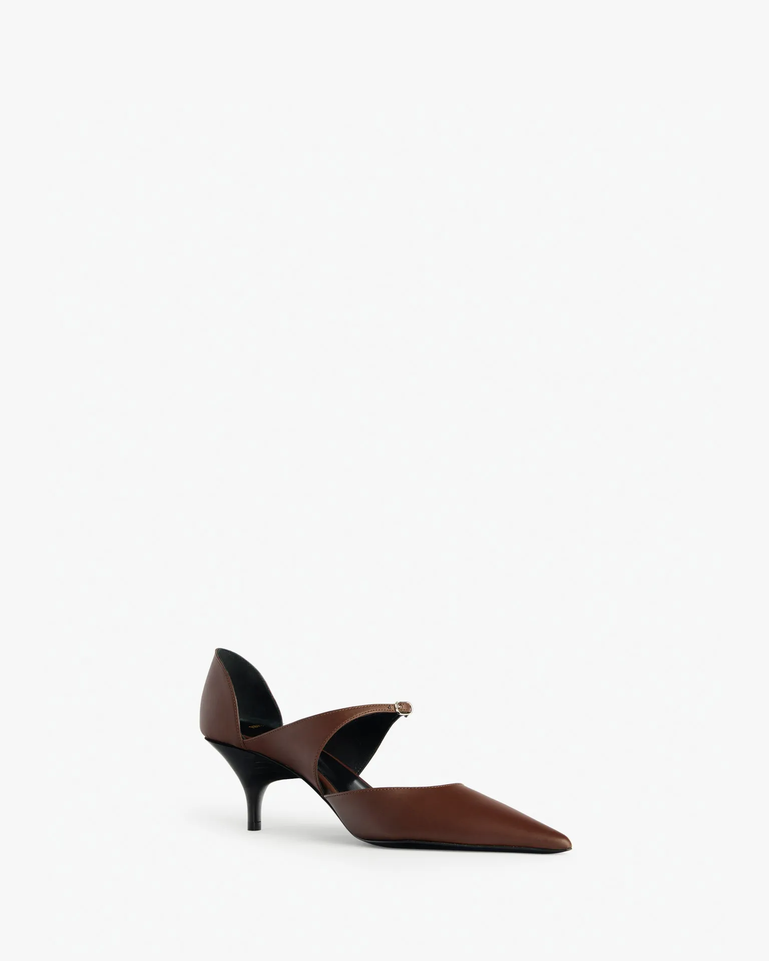 Role Pump in Brown Leather