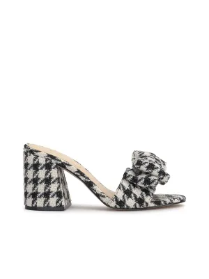 Romilda Block Heel Sandal in Black/White