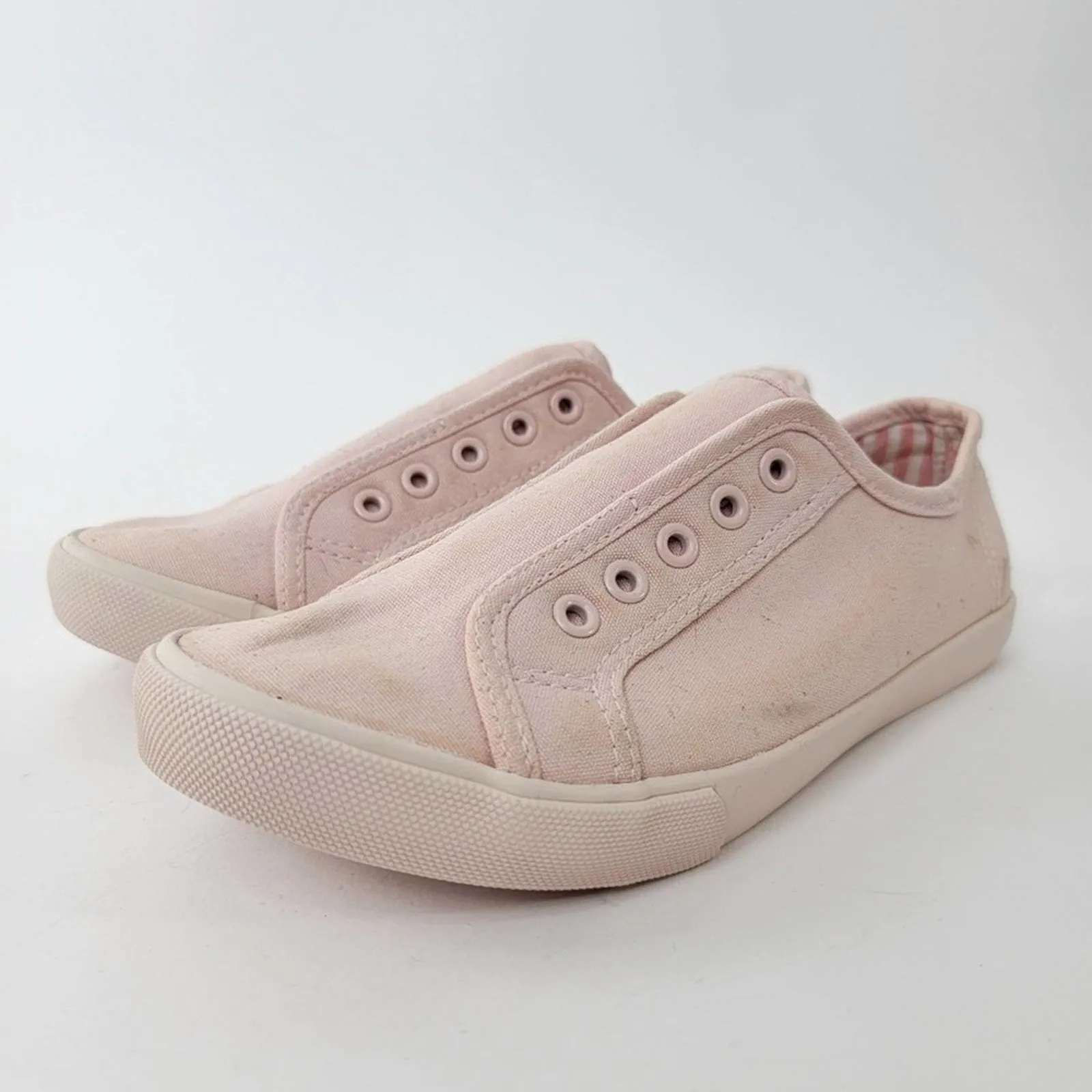 Rose Pink Ciera Laceless Canvas Slip On Sneaker - 6