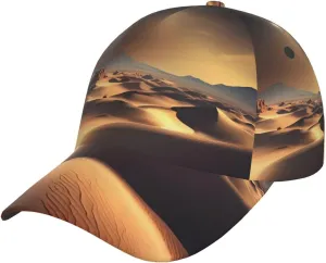 Sahara Desert Casual and Fashionable Curved Brim hat, Suitable for Outdoor Sports, Leisure, Baseball, Travel, Daily wear Baseball Cap