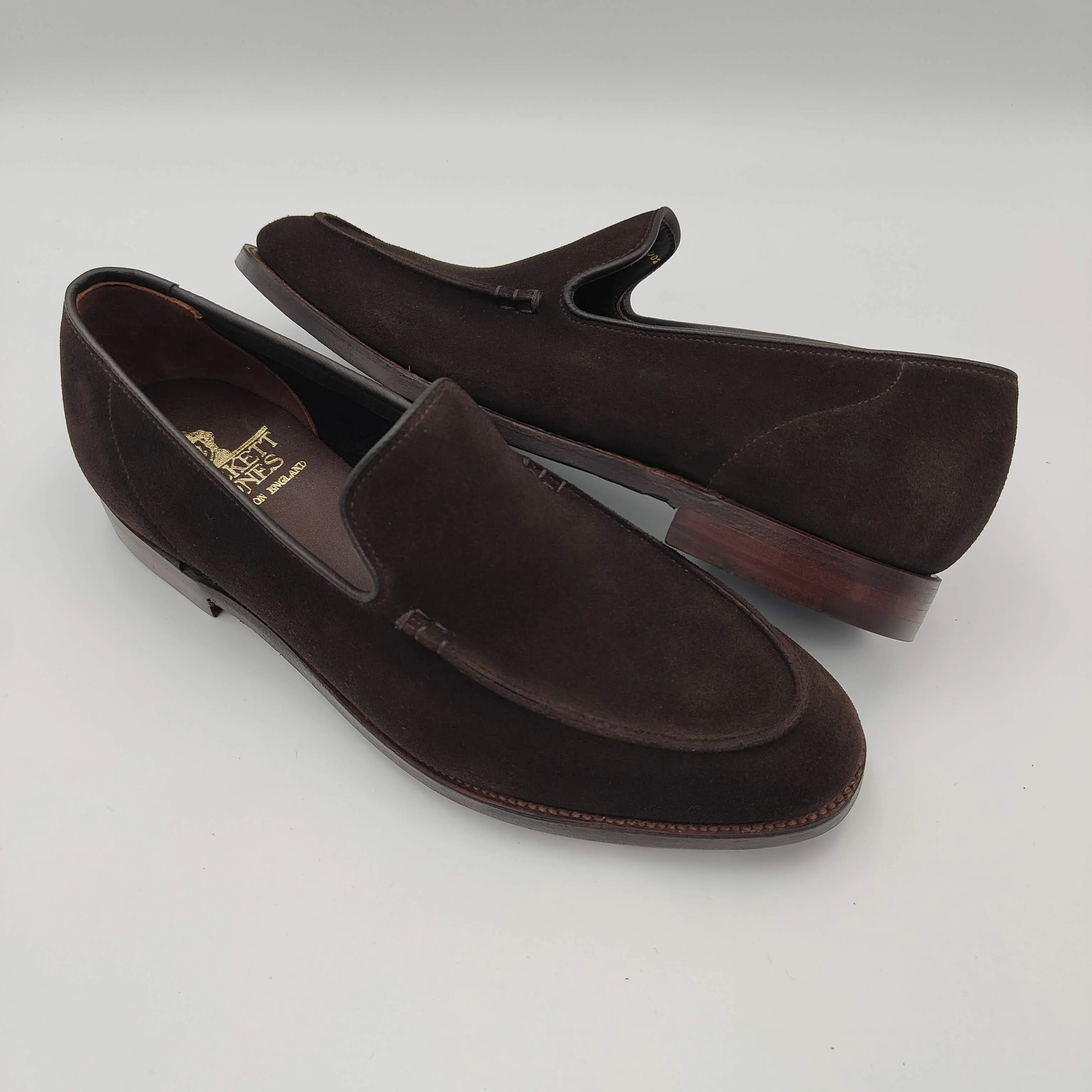 Salcombe Loafer Dark Brown Suede