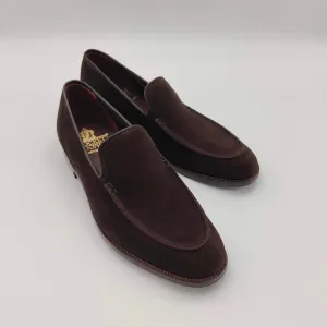 Salcombe Loafer Dark Brown Suede