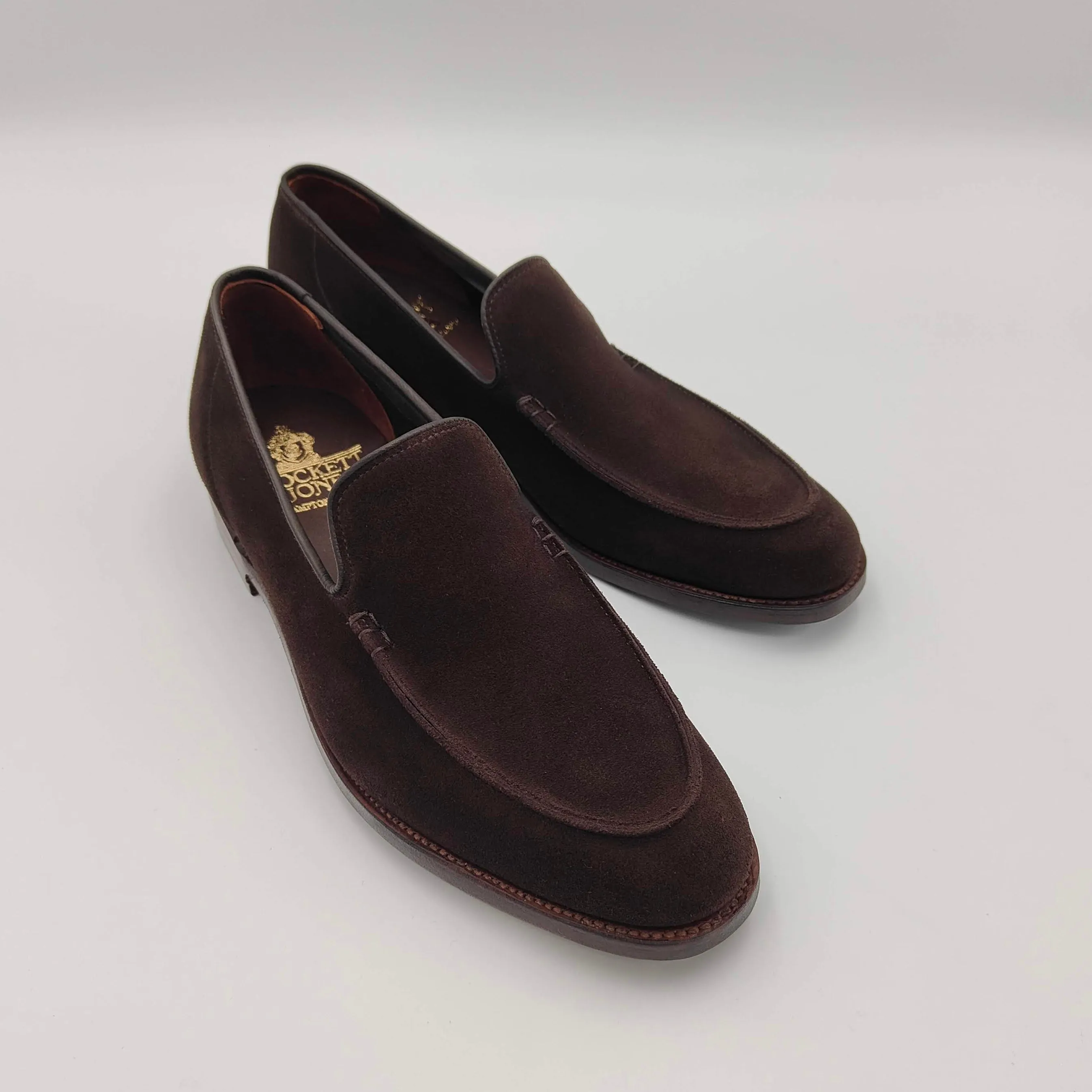Salcombe Loafer Dark Brown Suede