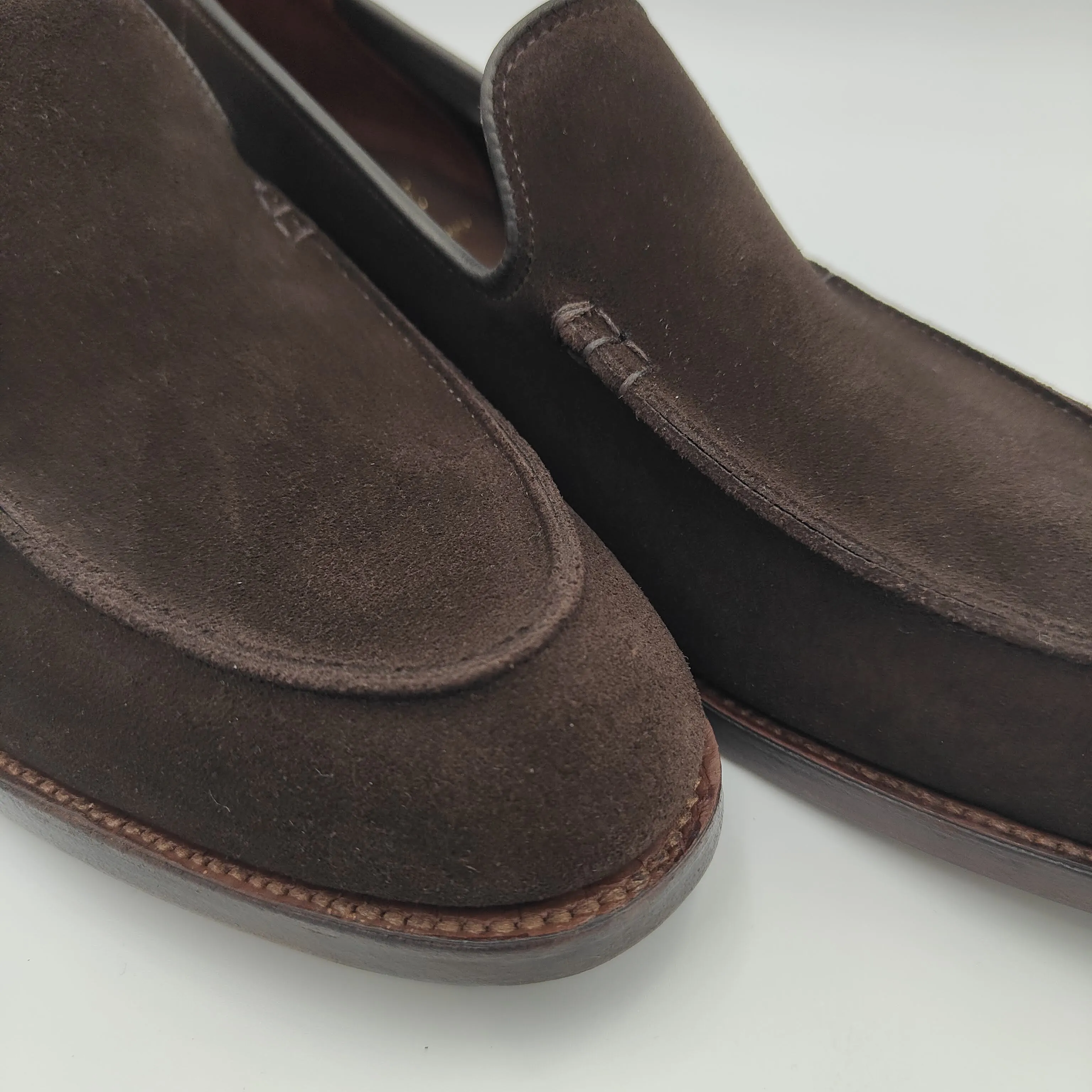 Salcombe Loafer Dark Brown Suede