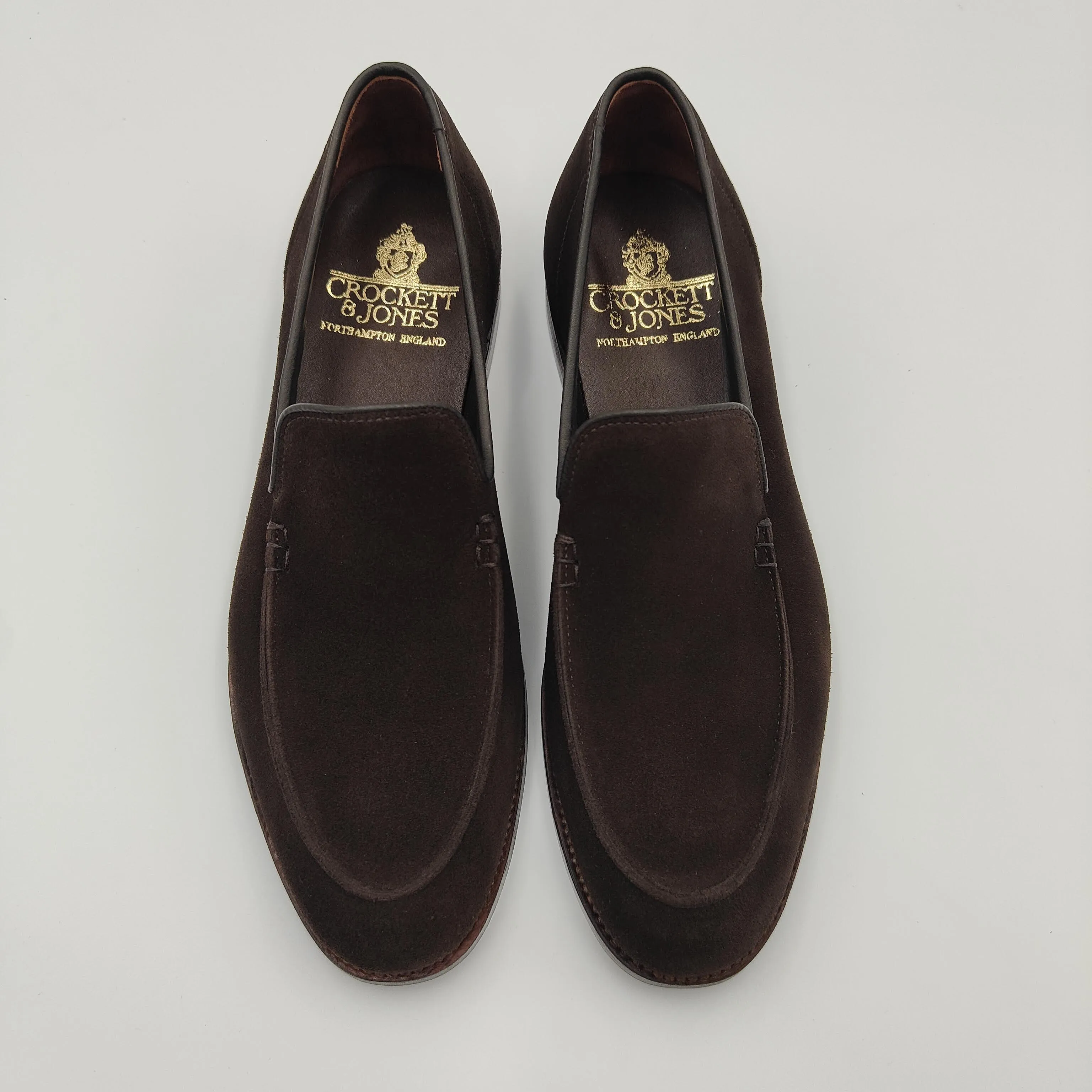 Salcombe Loafer Dark Brown Suede